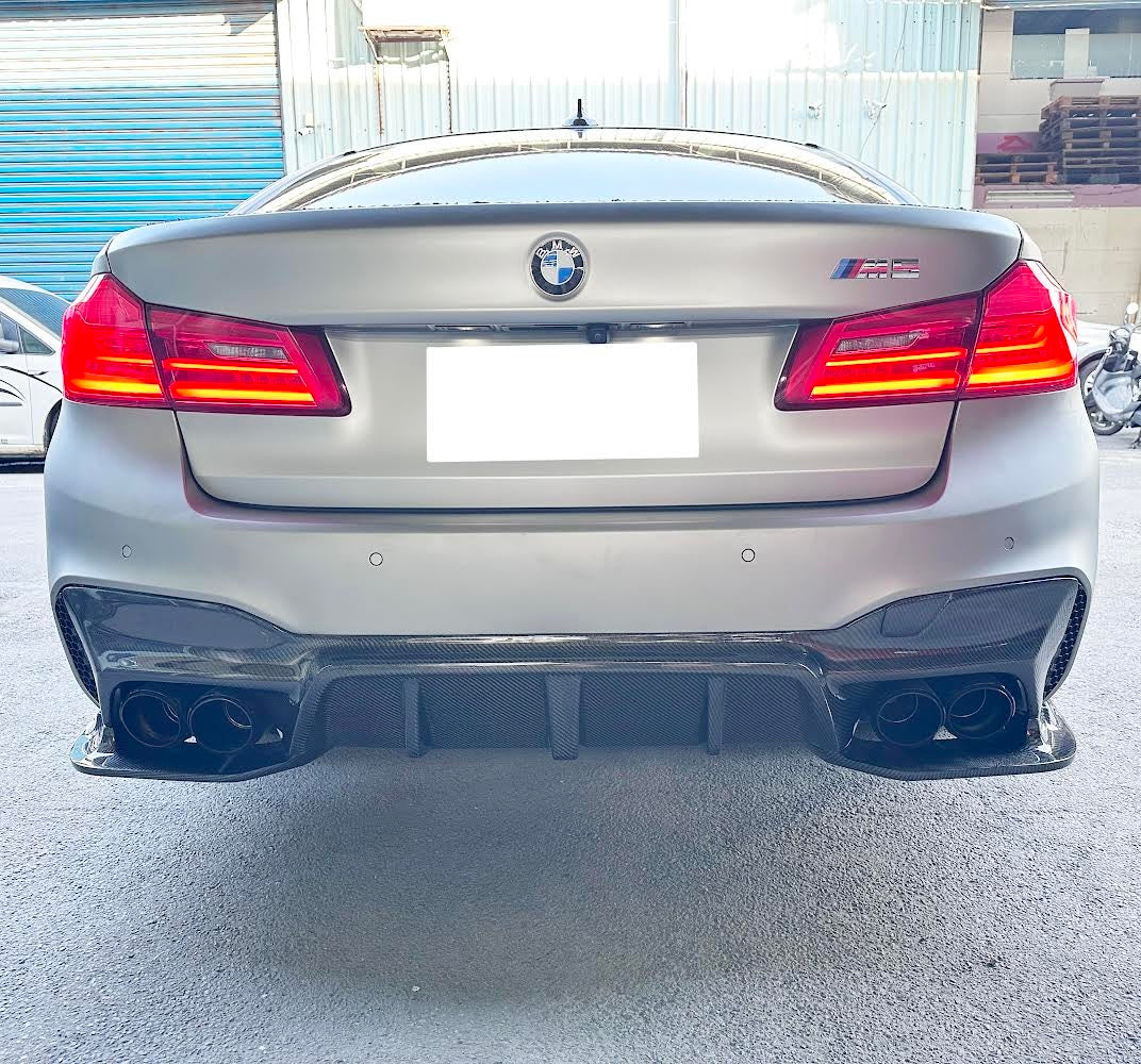 F90 M5 V3 Carbon Fiber Rear Diffuser