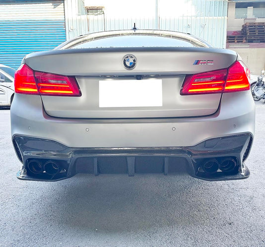 F90 M5 V3 Carbon Fiber Rear Diffuser