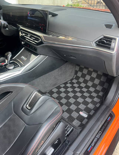 P2M BMW G20 / G80 3-SERIES (2019-24) 4D RACE FLOOR MATS: DARK GREY