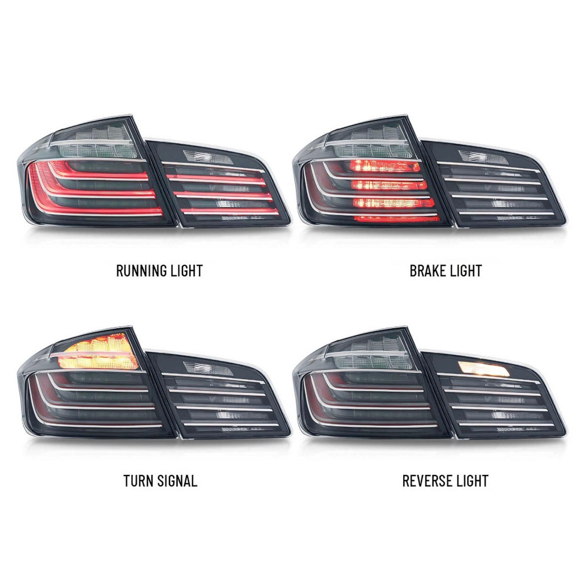 F10 5 Series / M5 LCI Clear Tail Lights