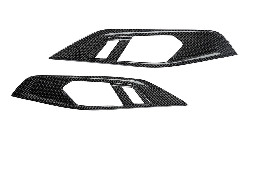 G8x M3/M4 AutoTecknic Dry Carbon Interior Door Handle Trim Set