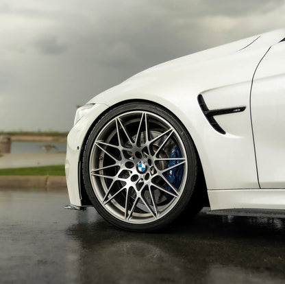 F8x M3/M4 PSM Style Carbon Fiber Side Skirt Extensions (Flat Version)