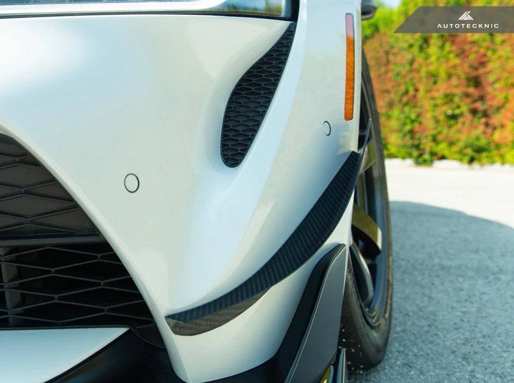 AutoTecknic Dry Carbon Canard Set - A90 Supra 2020-Up