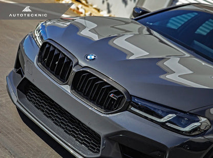 F90 M5 LCI AutoTecknic Replacement Dry Carbon Grille Surround