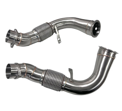 MAD BMW 2024+ X5M X6M F95 LCI F96 LCI Competition S68 Primary Downpipes Catless