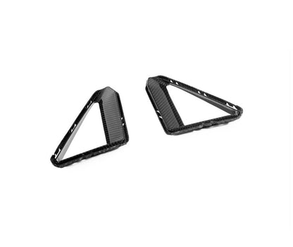 AutoTecknic Front Bumper Carbon Air Curtain Set - BMW G90/ G99 M5