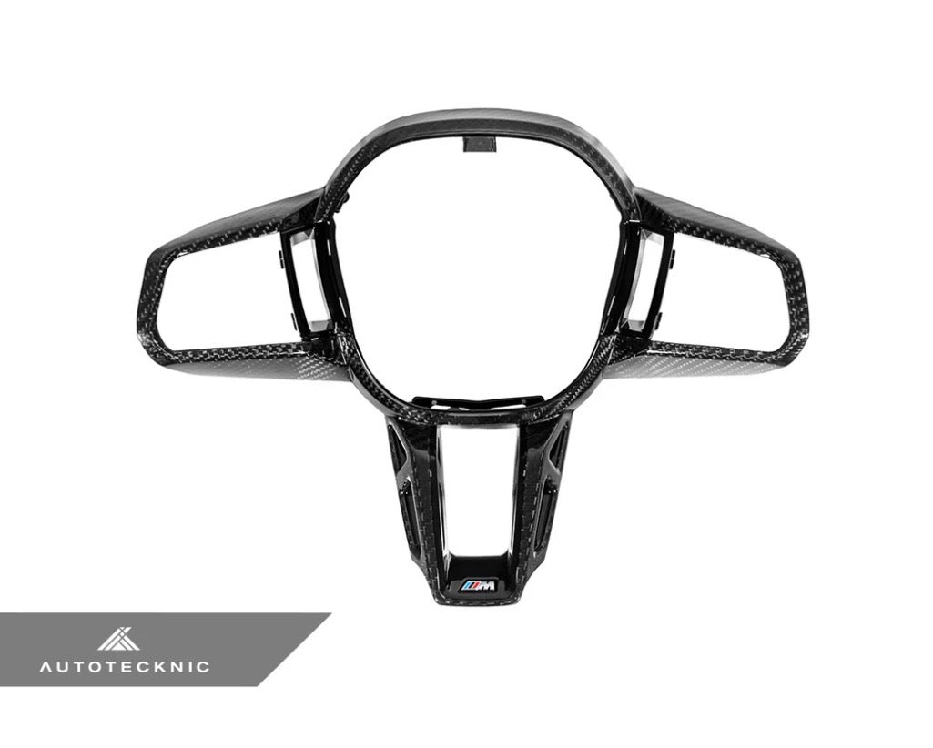 AutoTecknic Carbon Fiber Steering Wheel Trim - G45 X3 M-Sport