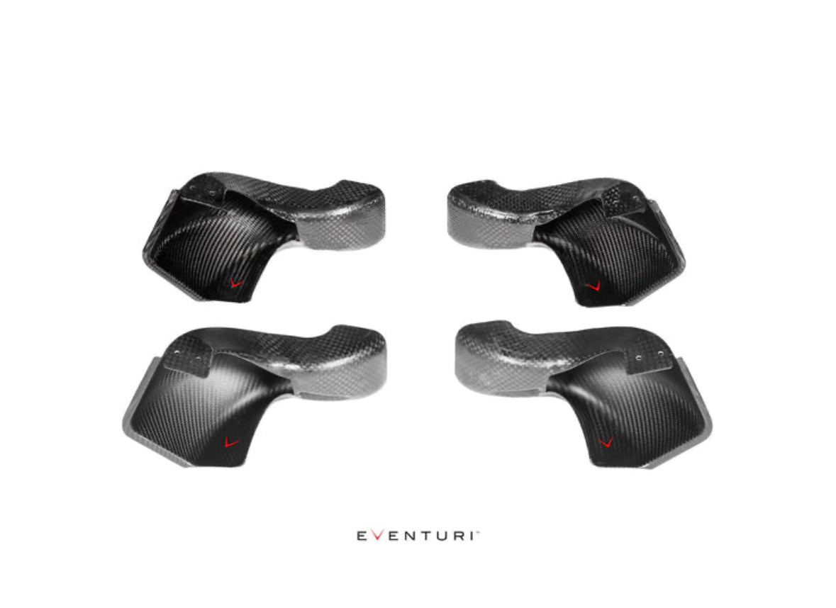 Eventuri BMW G8X M3 / M4 Black Carbon Intake Scoop Set