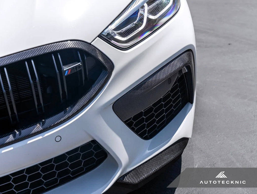 F9x M8 Performance Dry Carbon Lower Splitter Set (Autotecknic)