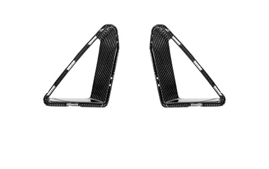 AutoTecknic Front Bumper Carbon Air Curtain Set - BMW G90/ G99 M5