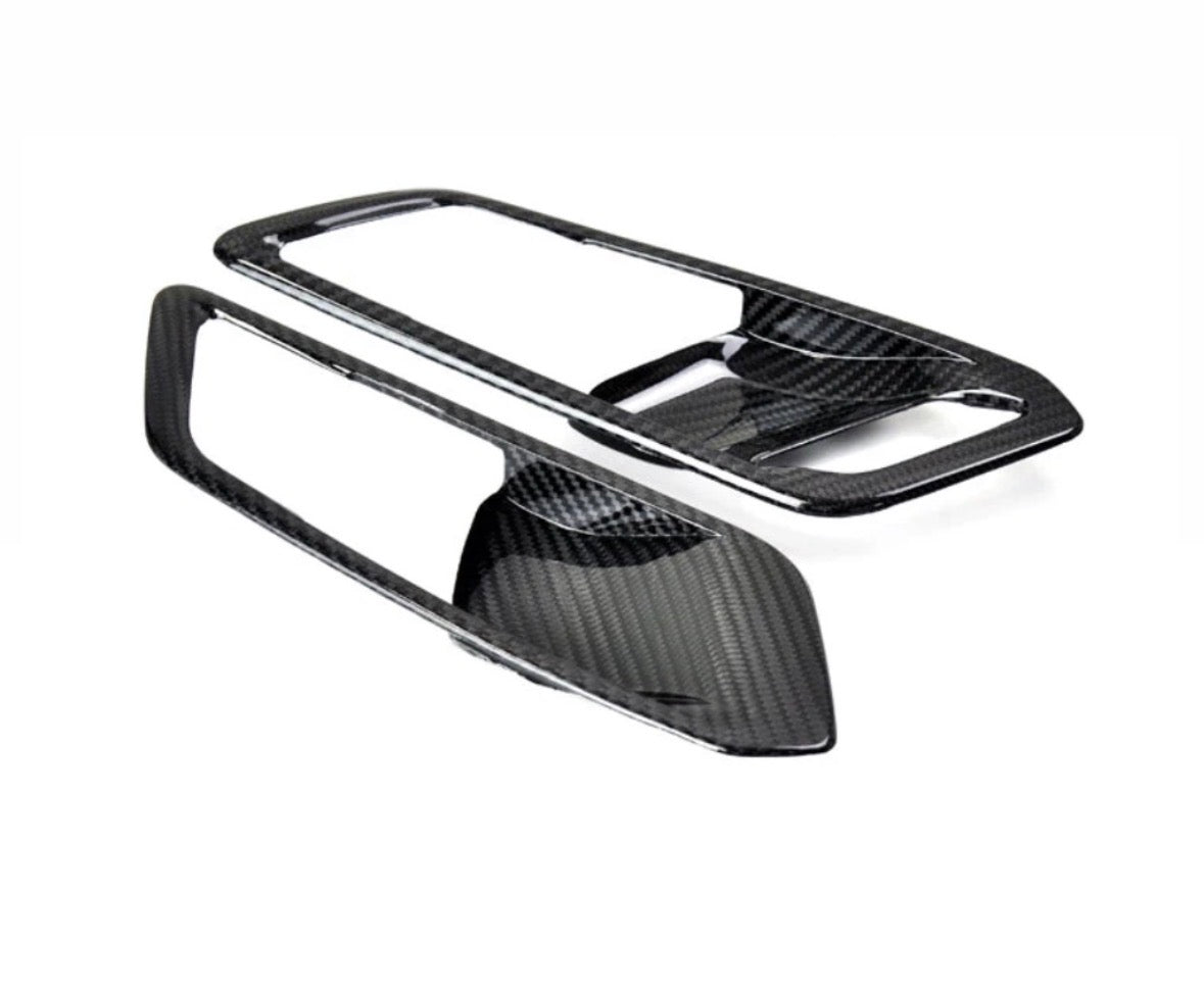 G8x M3/M4 AutoTecknic Dry Carbon Interior Door Handle Trim Set