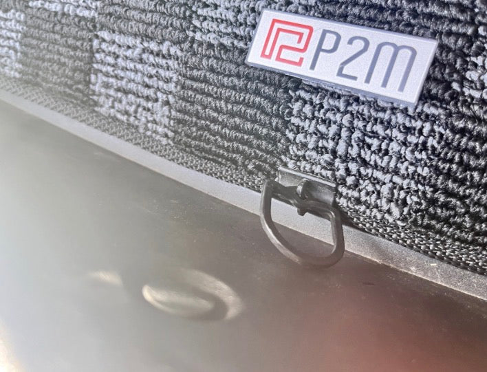 P2M BMW E46 1999-06 3-Series Coupe/Sedan Race Trunk Mat : Dark Grey