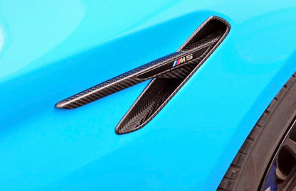 AutoTecknic Dry Carbon Fiber Fender Pocket Set - F90 M5 | M5 Competition
