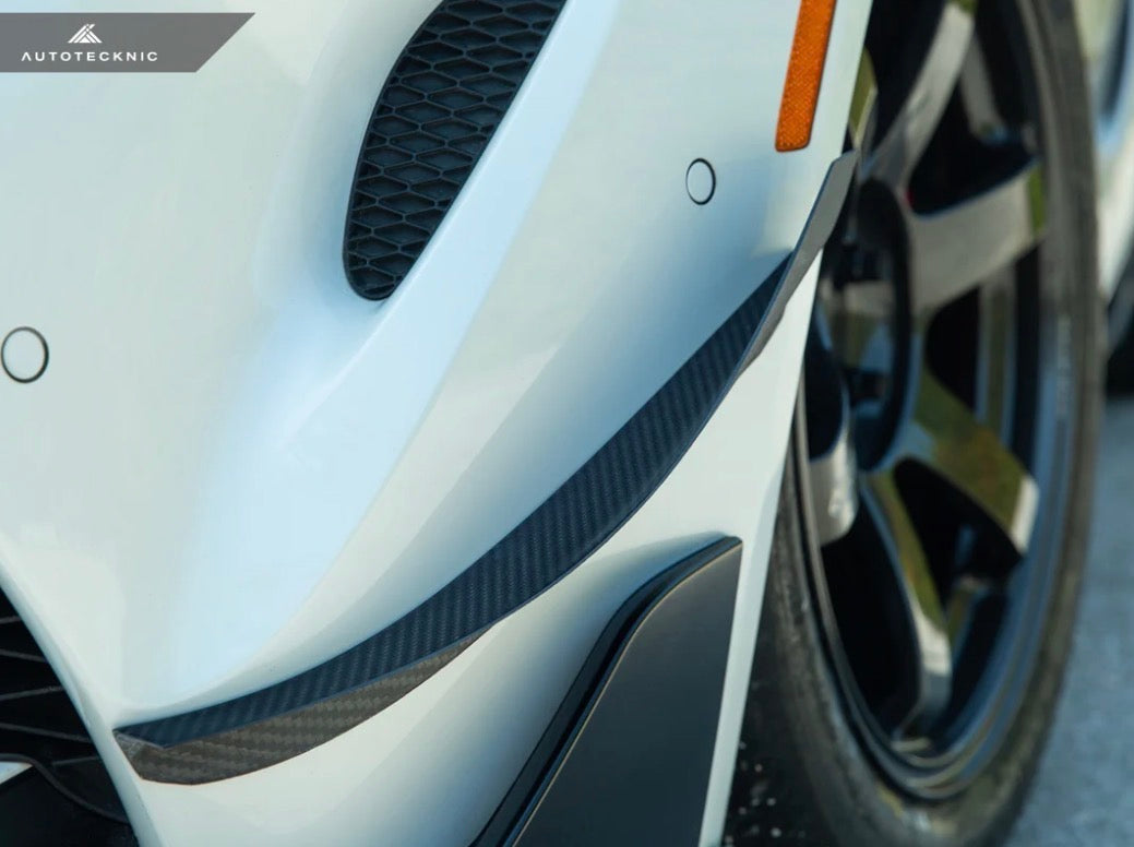 AutoTecknic Dry Carbon Canard Set - A90 Supra 2020-Up