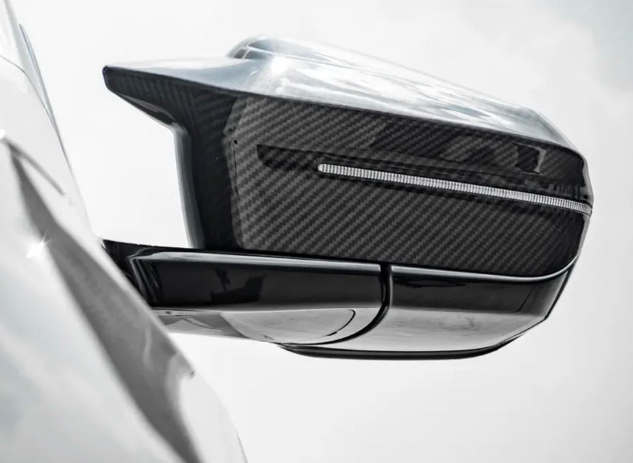 AutoTecknic M-Inspired Dry Carbon Mirror Cap Set - G45 X3