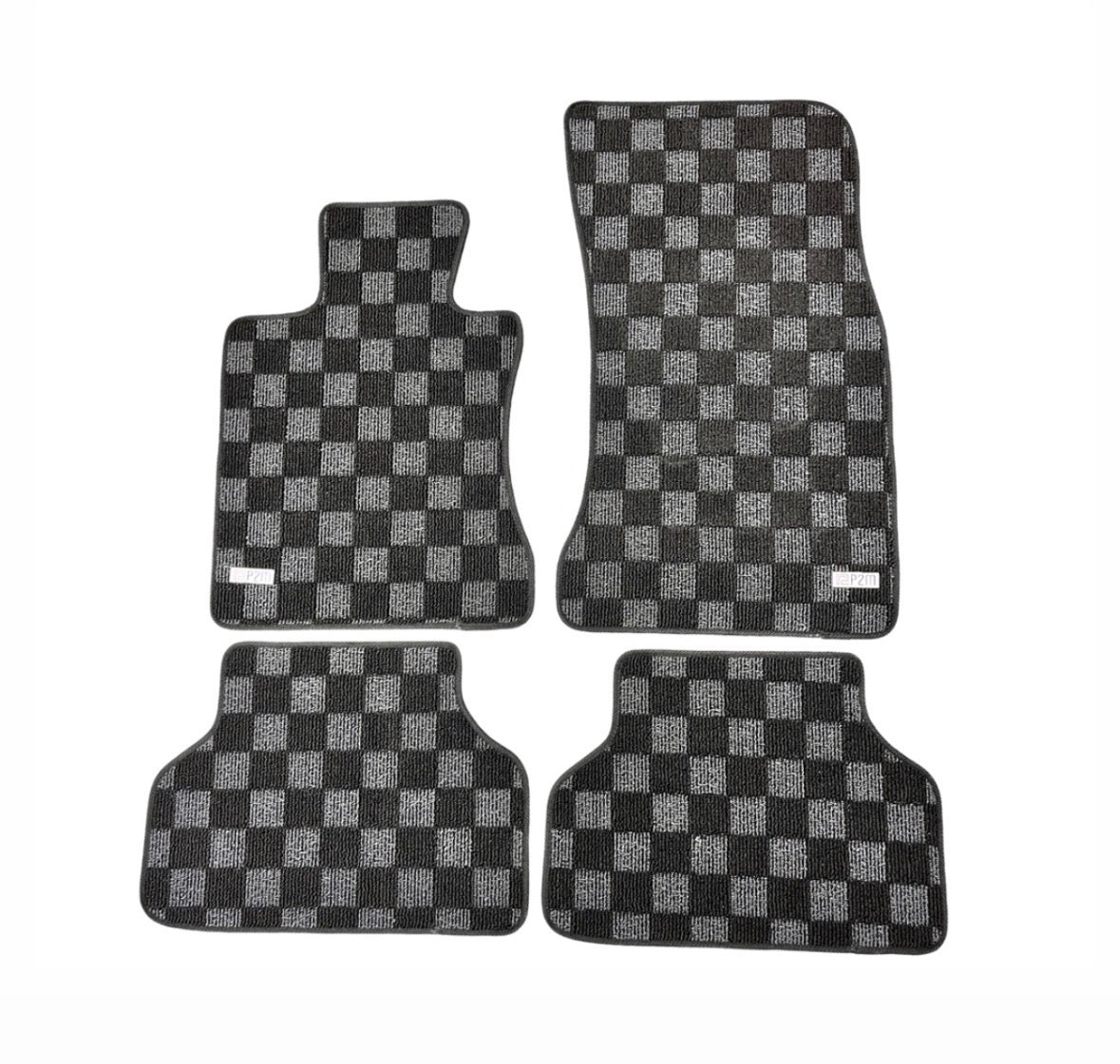 P2M BMW E60 5-SERIES SEDAN 2003-10 RACE FLOOR MATS : DARK GREY (FRONT/REAR)