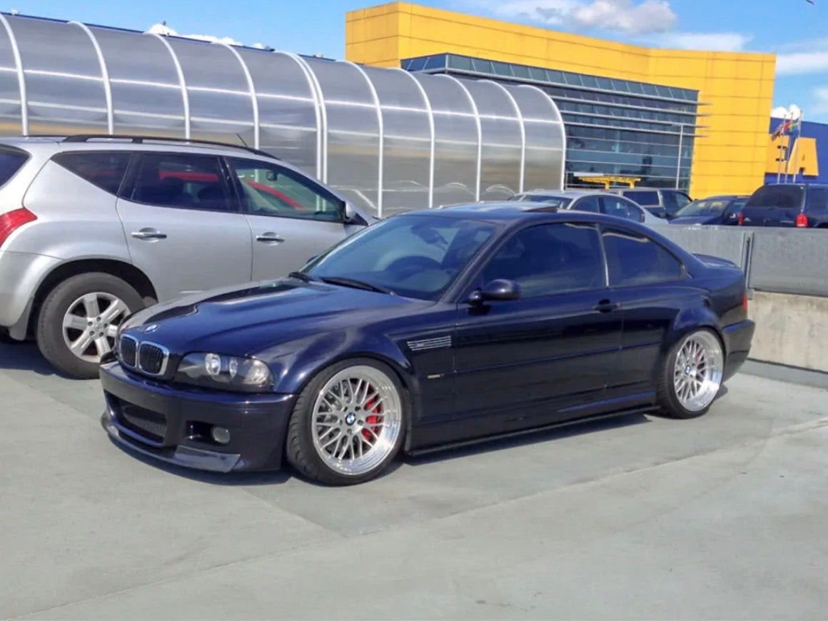 E46 M3 V1 Carbon Fiber Side Skirt Extensions
