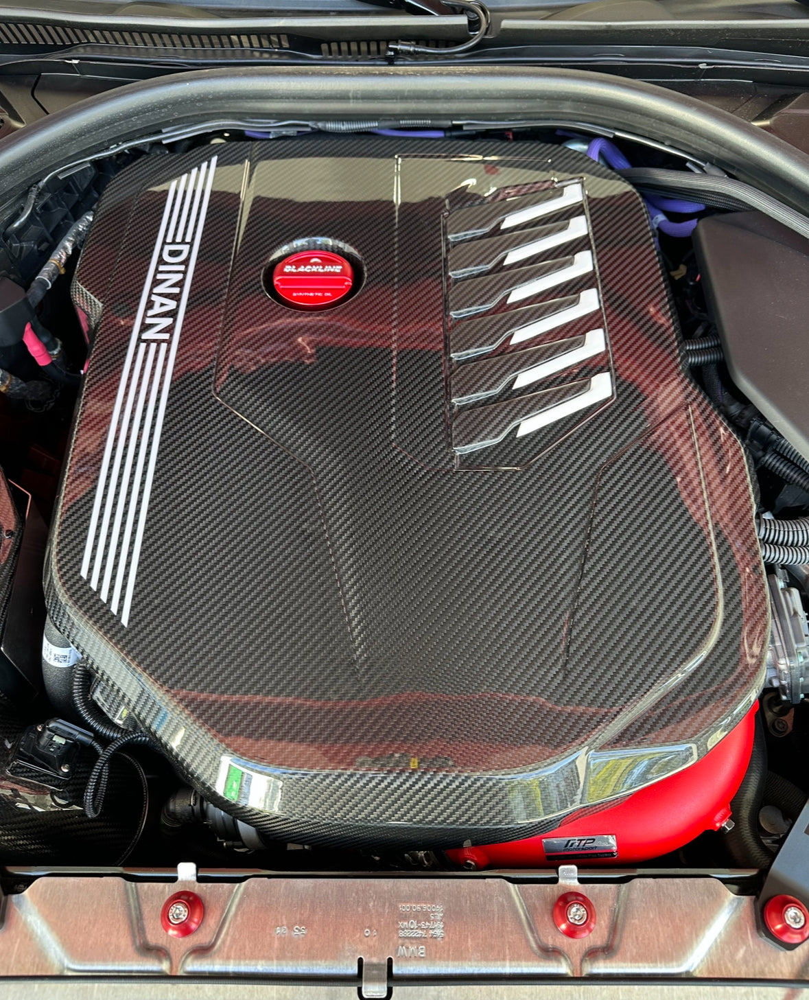 Dinan Gloss Carbon Fiber Engine Cover BMW B58D (2020-2024)