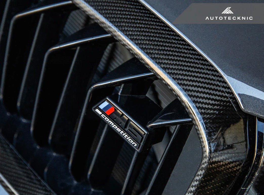 F90 M5 LCI AutoTecknic Replacement Dry Carbon Grille Surround