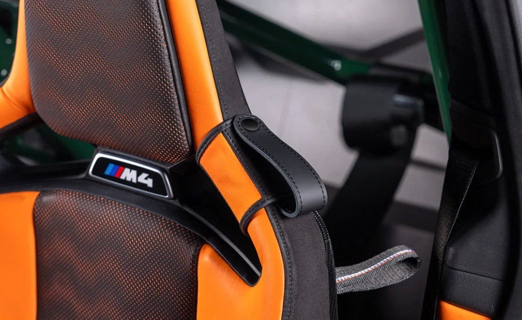 Wunderworks M Carbon Bucket Seat Belt Strap Protector Set - BMW G80 M3 / G82 G83 M4 (2021-2026)