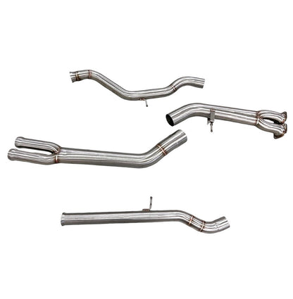 MAD BMW F87 M2C S55 Single Midpipe Non-Resonated W/ Brace