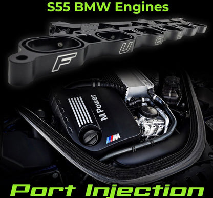 BMS BMW Port Injection Kit for F-Chassis M2, M3, & M4 S55 Motors