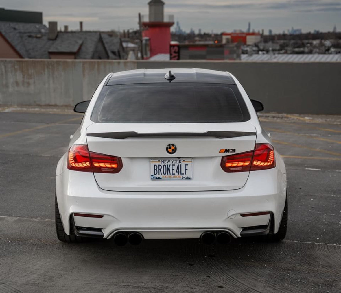 F30/F80 M4 Style Carbon Fiber Spoiler