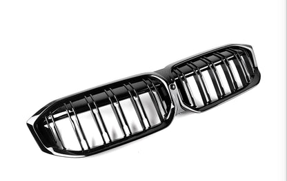 Autotecknic Dual-Slat Glazing Black Front Grills (G20 3 Series)