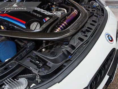 AutoTecknic Dry Carbon Radiator Support Brace - F8X M2/ M3/ M4