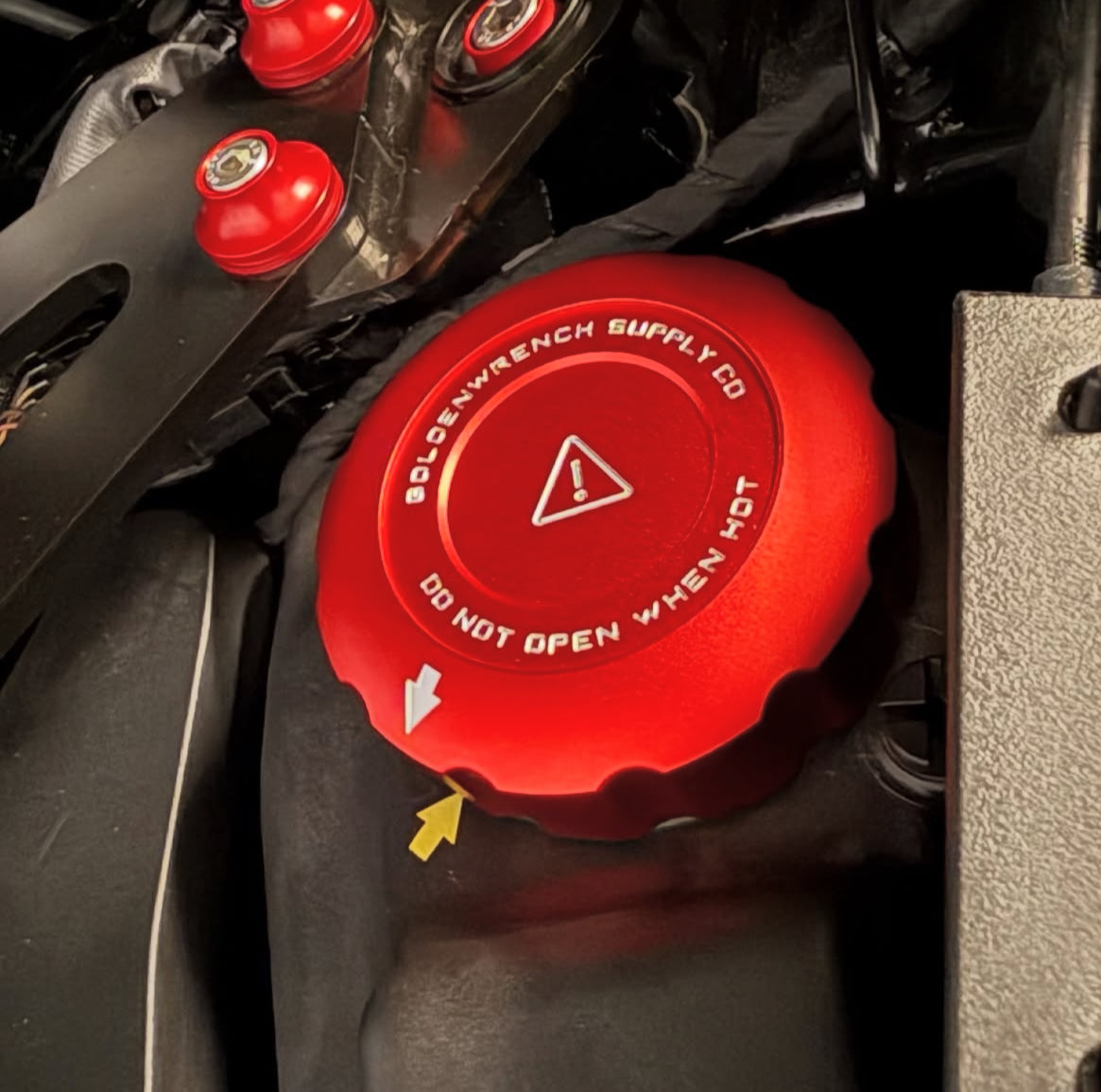 GoldenWrench BMW M Car Series BLACKLINE Performance Expansion Tank Cap Cover