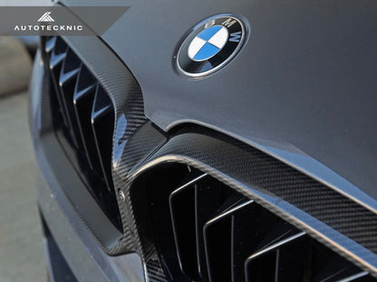 F90 M5 LCI AutoTecknic Replacement Dry Carbon Grille Surround