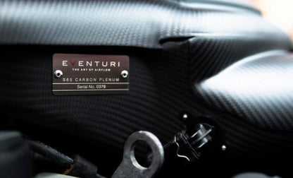 Eventuri BMW E9X M3 (S65) Black Carbon Inlet Plenum - Matte