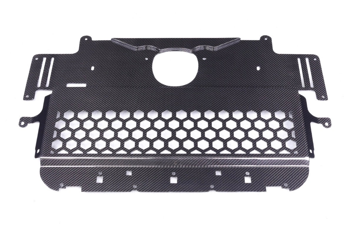 G8x M2/M3/M4 Dry Carbon Fiber Skid Plate Oil Cooler Guard