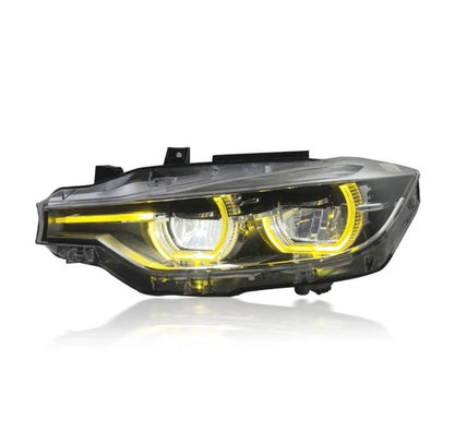 F30/F31 3 Series LCI Style V2 Yellow/White LED Headlights (2012 - 2019)