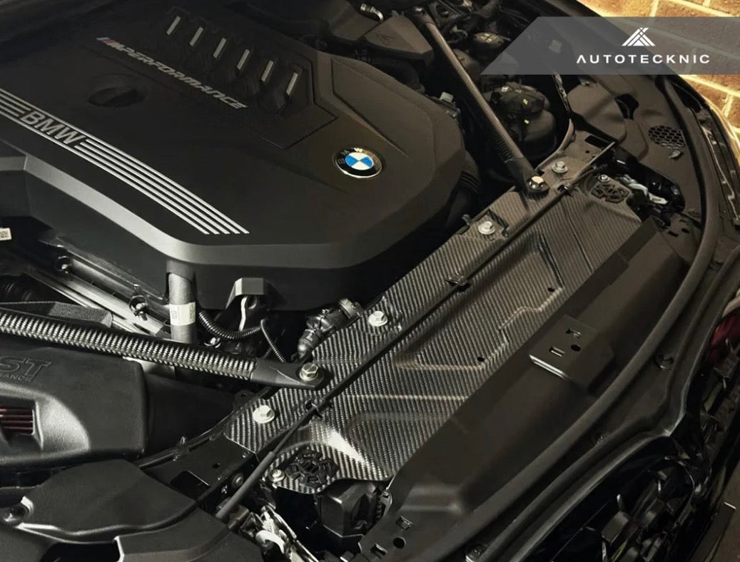 AutoTecknic Dry Carbon Fiber Cooling Shroud - G2x 3-Series / 4-Series