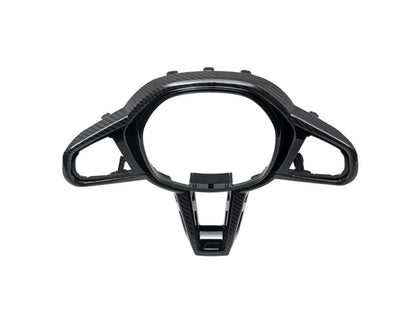 AutoTecknic LCI Carbon Steering Wheel Trim - G2x 3/4 Series 2025-Up