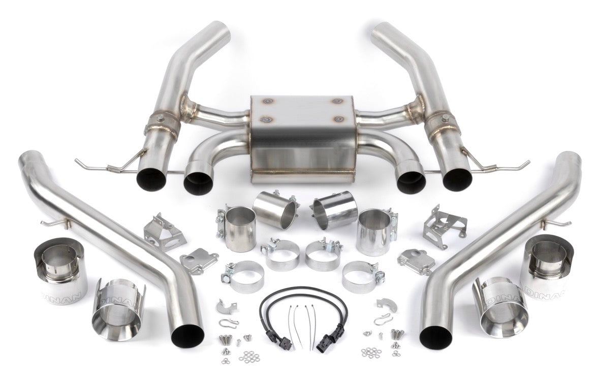 G8x BMW M3/M4 Dinan Valved Axle-Back Exhaust