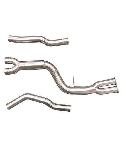 MAD BMW F87 M2C S55 Single Midpipe Resonated W/ Brace