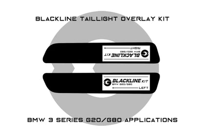 BMW 3 Series M3 Competition 2021+ (G20/G80 Pre LCI) BLACKLINE Taillight Overlay Kit