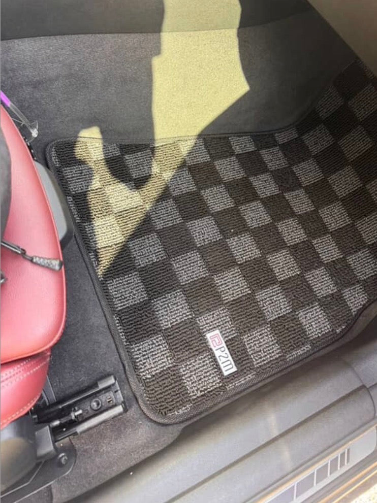 P2M BMW G82/G83 M4 G22 4-SERIES 2021+ RACE FLOOR MATS : DARK GREY (FRONT/REAR)