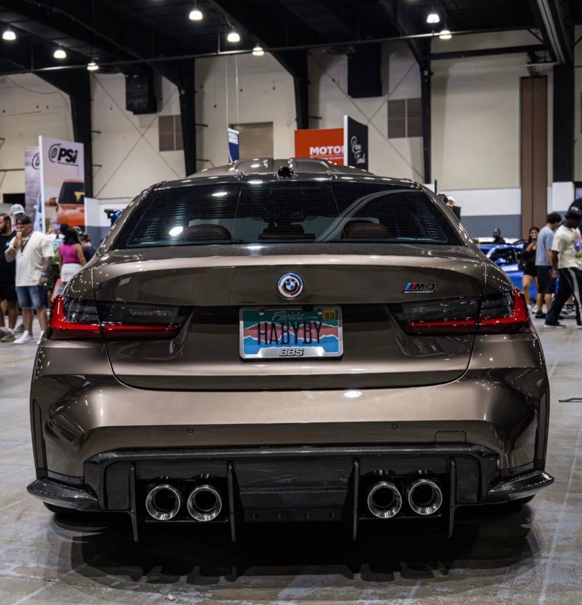 G8x M3/M4 8 Piece Carbon Fiber Diffuser