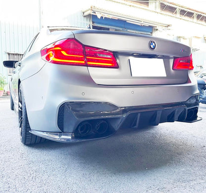 F90 M5 V3 Carbon Fiber Rear Diffuser