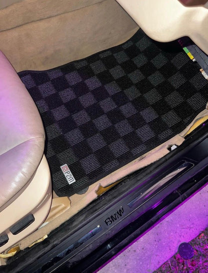 P2M BMW E39 1995-04 5-Series Sedan Race Floor Mats : Dark Grey (Front/Rear)