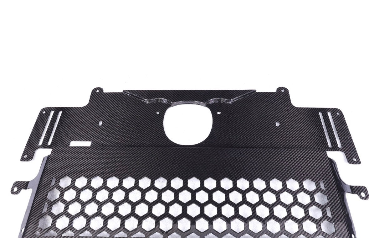 G8x M2/M3/M4 Dry Carbon Fiber Skid Plate Oil Cooler Guard