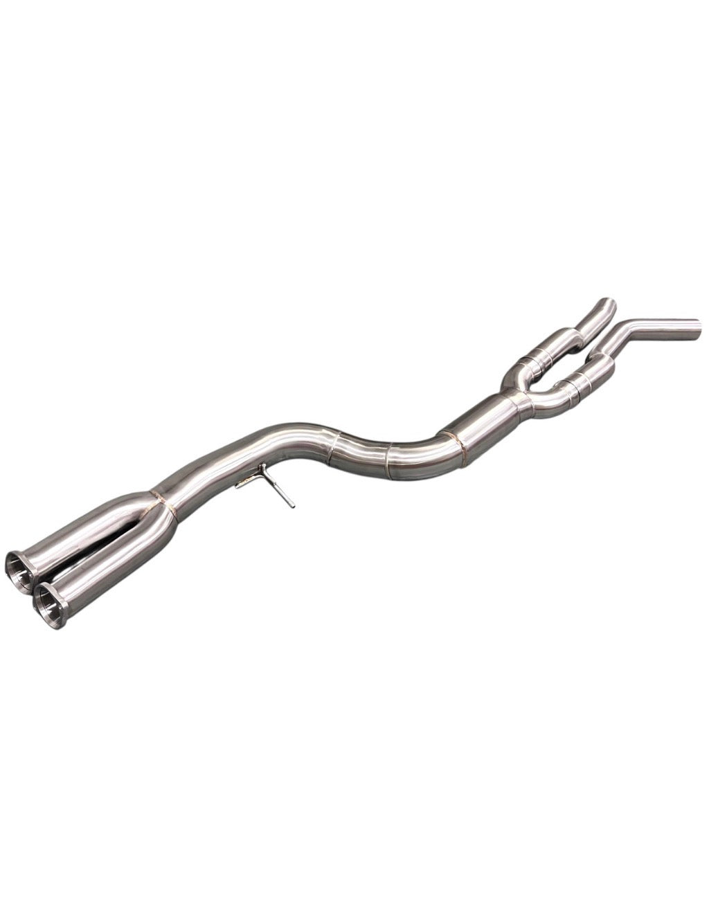 MAD BMW F87 M2C S55 Single Midpipe Resonated W/ Brace