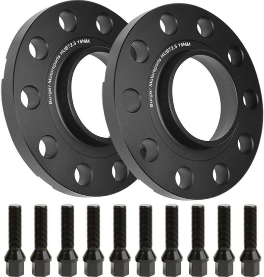 BMS G Series Wheel Spacers W/ 10 Extended Bolts (Pair)