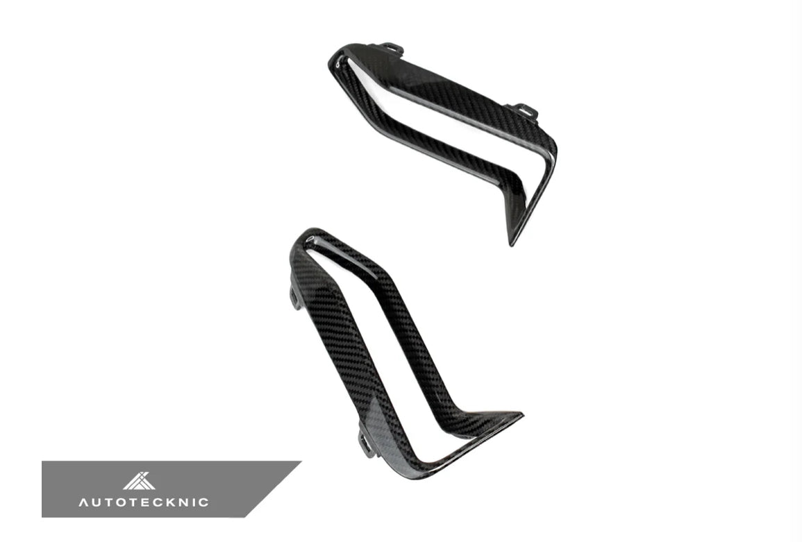 AutoTecknic Dry Carbon Front Bumper Grille Trim Set (G20 M340i M-Sport Pre-LCI)