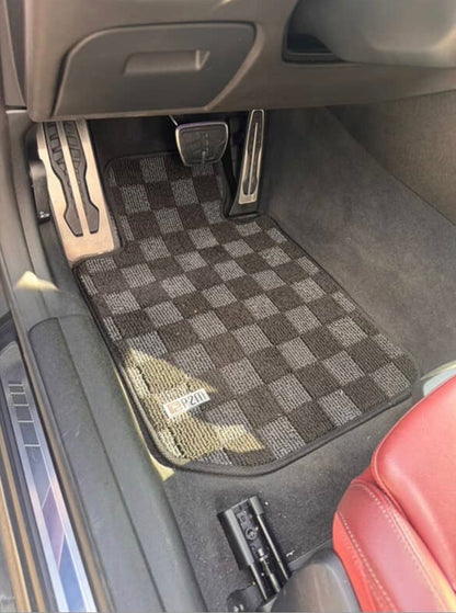 P2M BMW G82/G83 M4 G22 4-SERIES 2021+ RACE FLOOR MATS : DARK GREY (FRONT/REAR)
