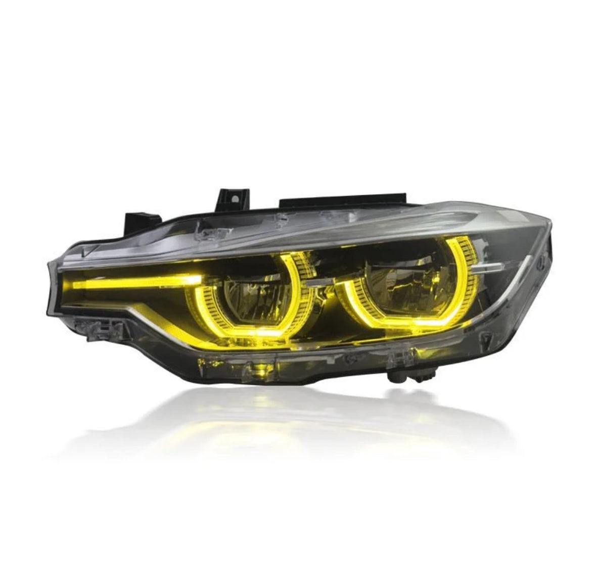 F30/F31 3 Series LCI Style V2 Yellow/White LED Headlights (2012 - 2019)