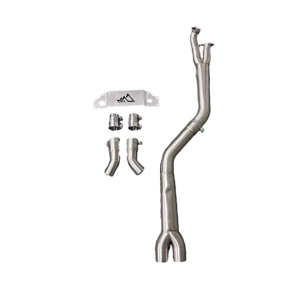 MAD BMW S58 4" Fat Boy Single Midpipe M2 G87